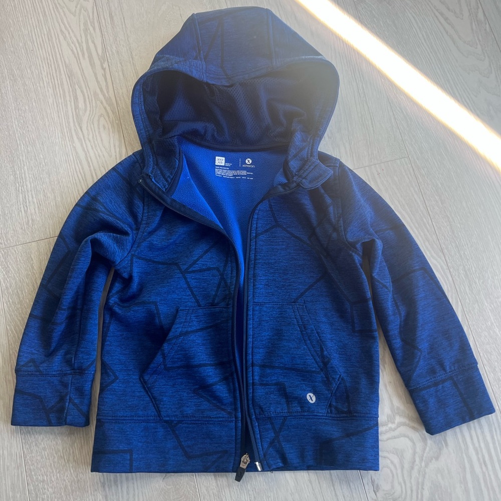 Boys' XXS 4/5 polyester Blue Xersion Jacket